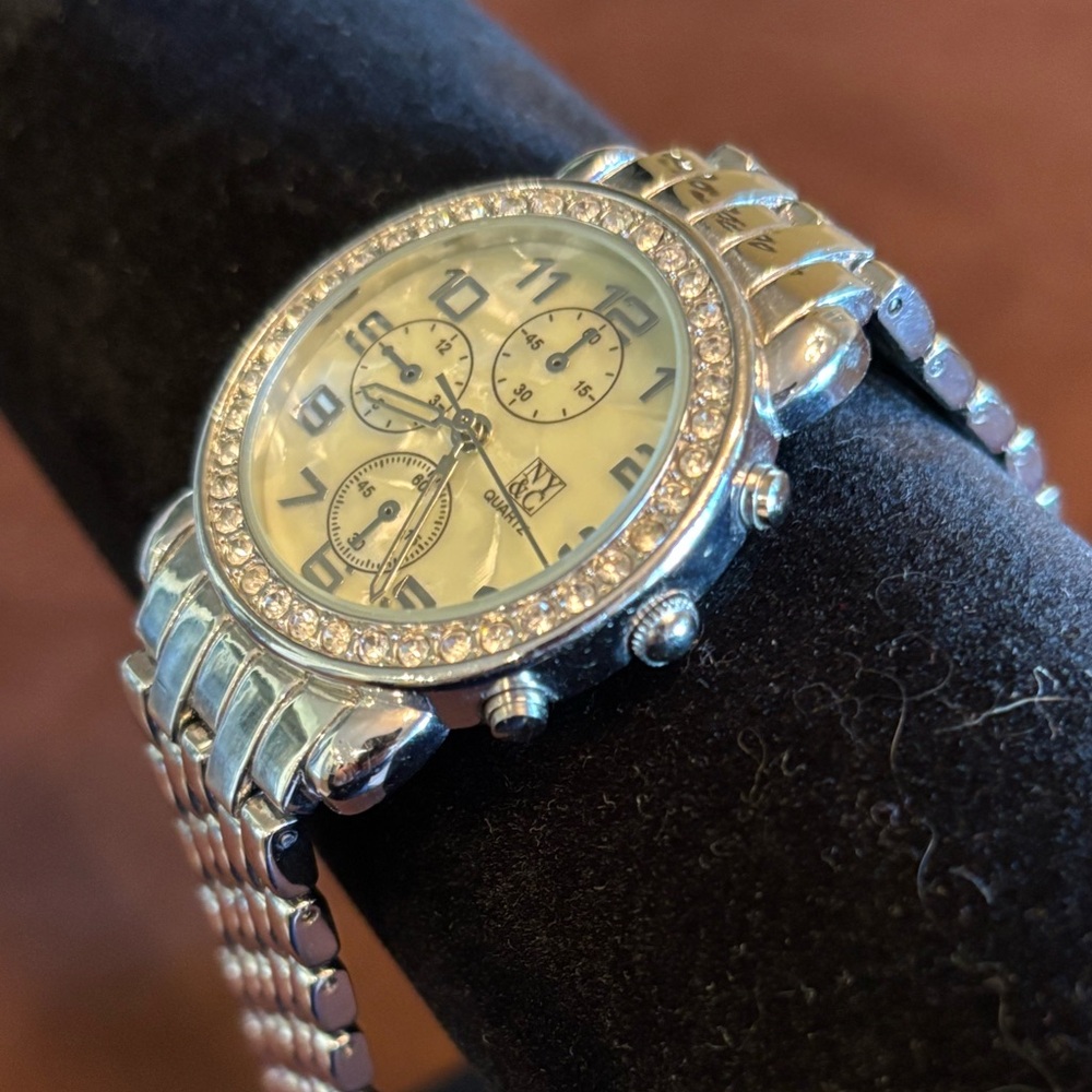 New York & Company (NY&C) women's silver-tone quartz watch